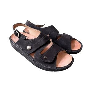 Finn Comfort Gomera Soft Women’s Black Slingback Comfort Sandals